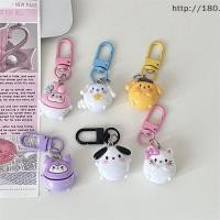 ราคา ตุ๊กตา Charm Sanrio น่ารัก Hello Kitty Kuromi Melody พวงกุญแจและกระเป๋า เครื่องประดับ Girly Heart (54250173961)