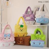 ราคา fitnessfrenzystore Fashion Sanrio Plush Bag Kawaii My Melody Kuromi Cinnamoroll Cartoon Tote Bags Anime Portable Handbag Storage Bag Gifts Women TH (51500581443)