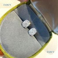 ราคา Fancy ต่างหูสตั๊ด ประดับเพทาย ทรงวงรี เรียบง่าย เครื่องประดับแฟชั่น สําหรับผู้หญิง วัยรุ่น (16776995684)