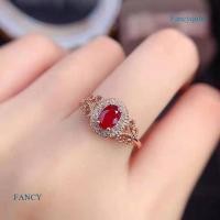 ราคา Fancy แหวนหมั้น ทรงเรขาคณิต ประดับเพทาย AAA สีแดง สําหรับผู้หญิง (15661015816)