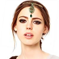 ราคา คลิปหน้าผากสีแดงและชมพูแบบอินเดียน่ารัก เครื่องประดับสำหรับเจ้าสาว (56050699422)