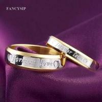 ราคา Fancy แหวนสเตนเลส ลายตัวอักษร Forever Love สีทอง แฟชั่นสร้างสรรค์ สําหรับผู้ชาย และผู้หญิง (23371911384)