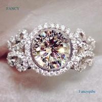 ราคา Fancy แหวนแต่งงาน ประดับเพทาย หรูหรา สไตล์วินเทจ สําหรับผู้หญิง (22716358689)