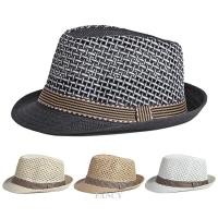 ราคา หมวกฟาง Fedora Panama Derby Trilby สำหรับหน้าร้อน หมวกกันแดดน่าสวมใส่Boweler Trilby หมวกชายหาด (40706425950)