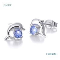 ราคา Fancy ต่างหูสตั๊ด รูปปลาโลมาน่ารัก สีฟ้า สําหรับผู้หญิง ของขวัญวันเกิด (21353206074)