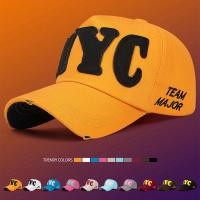 ราคา Letter NYC หมวกเบสบอลแฟชั่น Casual Cap สําหรับผู้ชายและผู้หญิง (29707204288)