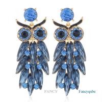 ราคา Fancyqube ใหม่ ต่างหู รูปนกฮูก ประดับพลอยเทียม น่ารัก สไตล์เรโทร เครื่องประดับ สําหรับผู้หญิง ปาร์ตี้ (25964133696)