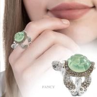 ราคา Fancy แหวนเงินสเตอร์ลิง รูปเต่าทะเล ปลาดาว ปรับได้ เครื่องประดับ สําหรับผู้หญิง (23947500320)