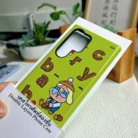 ราคา น่ารัก CryBaby สองชั้นเคสโทรศัพท์สําหรับ Samsung S25 Ultra S24 Ultra S24FE A56 S23 S24 S23 Ultra S22 S21 A16 A15 กันกระแทก Samsung Cover (41215445322)