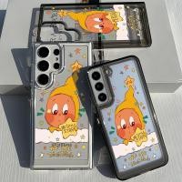 ราคา Samsung S26 S25 Ultra S25FE S24 Ultra S24 FE A56 A26 A55 Twinkle Stars Hard โปร่งใสสําหรับ Samsung S23 Ultra S22 S21 S20 A16 A15 A72 กันกระแทก Samsung Cover (26193291015)