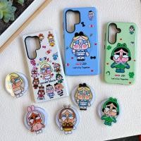 ราคา POP MART Crybaby สองชั้นกันกระแทกแม่เหล็กเคสโทรศัพท์สําหรับ Samsung S25 Ultra S24 Ultra S24FE A56 A55 S24 S23 Ultra S22 S21 A16 A15 โทรศัพท์ขาตั้งผู้ถือSamsung Cover (40804025853)