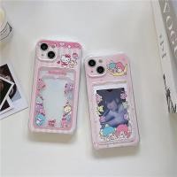 ราคา การ์ตูน Hello Kitty Little Twin Stars ช่องใส่การ์ด Soft Clear สําหรับ iPhone 16 Pro MAX 15 Pro 14 Pro MAX 13 Pro MAX 12 Pro 11 Pro MAX XS MAX XR 7 8 Plus ฝาครอบกันกระแทก (20151735062)