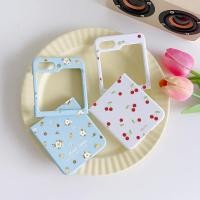 ราคา SAMSUNG วินเทจคลาสสิกดอกไม้สีแดงเชอร์รี่หลากสีฮาร์ดกันกระแทกกรณีโทรศัพท์สําหรับ ซัมซุง Z พลิก6พลิก5 4 3ลื่นกันกระแทกเต็มแพคเกจปก (24937979801)