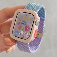 ราคา Ins Style สายนาฬิกาข้อมือไนล่อน และเคส TPU สําหรับ Apple Watch Ultra 2 Ultra S9 S8 S7 S6 S5 S4 SE SE2 49 มม 45 มม 44 มม 41 มม 40 มม (24116359785)