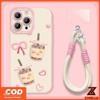 ราคา เหมาะสําหรับ OPPO Reno14F Reno14 Pro Reno 13F Reno13 Pro Reno12 F Reno 11F Reno10 Reno8Z Reno7Z Reno8T Reno5 Reno4 Reno6z Bowknot สองถ้วยนมชา Lanyard กันกระแทก TPU โทรศัพท์ (43768162064)