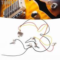 ราคา Tomlth ง่ายต่อการติดตั้งชุดสายไฟกีตาร์ควบคุมสองโทน สวิตช์ไฟฟ้า 3 ทิศทางสำหรับคนรักดนตรีมือใหม่ (54050180488)