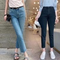 ราคา กางเกงยีนส์ กางเกงขากระบอกเล็ก ทรงสวย ผ้ายืด เอวสูง ขนาดไซส์ S 4XL กางเกงยีนส์แฟชั่นสำหรับผู้หญิง พร้อมจัดส่ง (27168024471)