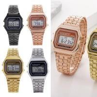 ราคา RosegoldTailored LED Digital Waterproof Quartz Wrist Watch Dress Golden Wrist Watch Women Men นาฬิกาข้อมือ (8214536338)