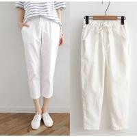 ราคา กางเกงเทรนด์ญี่ปุ่นขาเล็ก ผ้าฝ้ายและผ้าลินิน กางเกงเด็กผู้หญิง ทรงสลิมสปอร์ต กางเกงขายาวผ้าลินิน ลำลอง จัดส่งในไทย (27403854240)