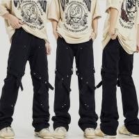 ราคา แฟชั่นกางเกงยีนส์ผู้ชาย ขากระบอกใหญ่ ทรงตรง ทรงหลวม สไตล์อเมริกันวินเทจ สําหรับผู้ชาย สุดฮิตแฟชั่น พร้อมส่ง (43462180805)