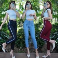 ราคา พร้อมส่ง กางเกงยีนส์เอวสูง ผ้ายีนส์ยืดขาเดฟเข้ารูปสไตล์เกาหลี กางเกงยีนส์ขายาวผู้หญิงมีสีให้เลือก 4 สี ยีนส์นิ่ม ใส่สบาย (29863408705)