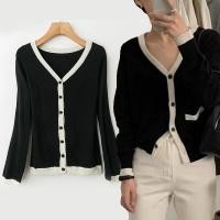 ราคา เสื้อไหมพรม เสื้อคลุมคาร์ดิแกนกันหนาว แขนยาว ผ้าถัก สีพื้น สไตล์เกาหลี ใส่สบาย จัดส่งในไทย (29371252946)