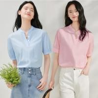 ราคา เสื้อเชิ้ต Freesize แขนสั้น งานผ้าฝ้าย ดีไซน์คลาสสิก ผ้าไม่หนามาก ผ้าใส่สบาย ไม่ร้อน พร้อมส่ง (26726913153)