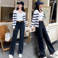 ราคา กางเกงยีนส์สำหรับผู้หญิง เอวสูง สไตล์เกาหลี แนววินเทจ กางเกงยีนส์สีดำ ไซส์ XS XL สินค้าพร้อมจัดส่ง (29413781139)