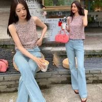 ราคา แฟชั่นกางเกงยีนส์เอวสูง ขากระบอกใหญ่ วินเทจ ผ้ายีนส์แท้ รุ่นใหม่ล่าสุด ทรงสวย มีครบไซส์ คุณภาพเกินราคา (26565999145)