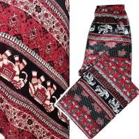 ราคา กางเกงช้าง เนื้อผ้านุ่มลื่นใส่สบาย กางเกงเอวยางยืด (22440953991)