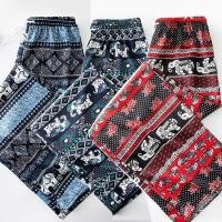 ราคา ถูกที่สุด กางเกงช้าง กางเกงลายช้าง ขาจั๊ม ขาปล่อย มีกระเป๋าข้าง ขายส่งกางเกงช้าง Elephant Pant (23940951197)