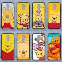ราคา เคส Samsung A6 plus 2018 J8 2018 ใช้เคสเดียวกัน ลายหมีพูห์ ขอบนิ่มหลังแข็ง เคสมือถือ เคสโทรศัพท์ Case (3579853085)
