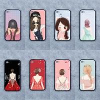 ราคา เคส Apple iphone 5 5s 5SE ใช้เคสเดียวกัน ลายการ์ตูนผู้หญิงน่ารัก ขอบนิ่มหลังแข็ง เคสมือถือ เคสโทรศัพท์ Case (7061454986)