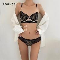 ราคา บราเชือกผ้าลูกไม้ที่ไม่มีลวด ชุดชั้นในเซ็กซี่ เสื้อชุดแฟชั่น เสื้อในและกางเกงในขายแยก (26601137165)