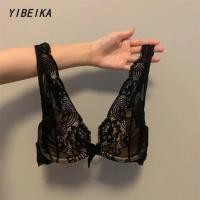 ราคา ฝรั่งเศส เซ็กซี่ เสื้อใน กางเกงใน บราลูกไม้ ป้องกันการหย่อนคล้อย ระบาย อากาศ (26374201789)