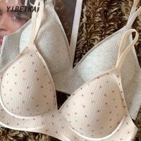 ราคา ดอกไม้หักขนาดเล็ก ไม่มีโครง สวมใส่สบาย เสื้อชั้นในผู้หญิง (26885222211)