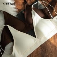 ราคา ชุดชั้นใน สปอร์ตบรา กางเกงในผู้หญิง bra เนื้อผ้า cotton บราไร้โครง ดูดซับเหงื่อ เนื้อผ้าระบาย (26455134686)