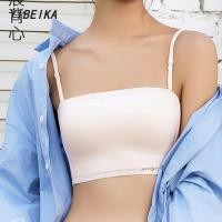 ราคา สายเดี่ยว เสื้อครอป ทรงสปอร์ตบรา แบบกระชับไร้ขอบ ไร้โครงดันทรง ผ้านิ่มใส่สบายอก (29751637823)