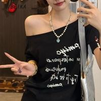 ราคา ฤดูร้อนใหม่ เสื้อยืดแขนสั้น เสื้อครอปแต่งย่นข้าง เสื้อรัดรูป เสื้อสาวอวบพรางหุ่น เสื้อครอปเข้ารูป เสื้อครอปกําลังฮิต (42018484273)
