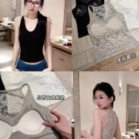 ราคา สื้อสายเดี่ยว บราโชว์หลัง โชว์หน้าท้อง มีฟองน้ำ แฟชั่นผู้หญิง (41972807416)