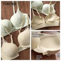 ราคา เซ็กซี่ ปุ่มด้านหน้า ดอกไม้ ลูกไม้ ไม่มีโครง ถ้วยคงที่ แบบหนา บรา (41813208608)