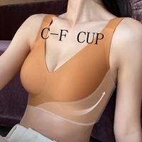 ราคา Japan SUJI bra ชุดชั้นในสตรี คัพใหญ่ ไร้รอยต่อ เต้านมใหญ่ ขนาดเล็ก รับเต้านม ไม่มีแหวนเหล็ก ป้องกันการหย่อนคล้อย40 42 44C F (19889443737)