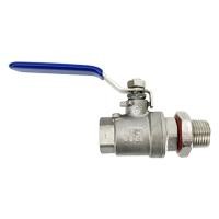ราคา Kegland 1 2 BSP STAINLESS BALL VALVE PORT ASSEMBLY TO PORT POT หรือ KEG Home Brew (26691938648)