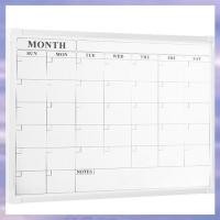 ราคา ขนาดเล็ก 16 X 12 กระดานลบแบบแห้งสําหรับผนัง ปฏิทินแขวนพร้อมกรอบพลาสติก วางแผนไวท์บอร์ดรายเดือน (44075338358)