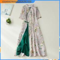 ราคา L O T U S ชุดเดรส ลายดอกไม้ สไตล์วินเทจ พลัสไซซ์ สําหรับผู้หญิง CAL1846 (54601239506)
