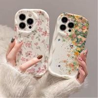 ราคา ดอกไม้สีชมพูเคสโทรศัพท์สําหรับIphone 14 Pro Max 11 12 13 Pro Max 6 6S 7 8 Plus XR X XS Max 6 7 8 7Plus 8Plus 11Pro 14Plus Soft Waveกรณี (41664219390)
