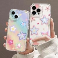 ราคา SAMSUNG ดาวที่มีสีสันสําหรับSamsung Galaxy A56 5G A55 A16 A06 A15 A53 A54 A34 A35 A14 A54 A23 A32 A33 5Gนุ่มโปร่งใสเคสโทรศัพท์ (29090250235)