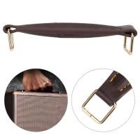 ราคา Cameraworld1 TH ACAGALA แอมป์กีต้าร์ Handle PU หนังเหล็กเสริมภายในอุปกรณ์เสริมลำโพง สีดำ (47101027059)