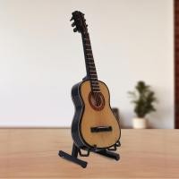 ราคา Cameraworld1 TH กีต้าร์จิ๋ว โมเดลตกแต่งไม้จิ๋วพร้อมขาตั้ง มินิเครื่องประดับดนตรี ของตกแต่งบ้าน ตุ๊กตา อุปกรณ์แสดงผล 15 ซม (44601121078)