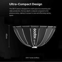 ราคา Cameraworld1 TH Godox QR P120T 120 ซม 47 2in Quick Release ซอฟท์บ็อกซ์พาราโบลาแบบมืออาชีพพับได้พร้อมมาตรฐาน Bowen Mount Diffusers สำหรับสตูดิโอถ่ายภาพแนวตั้ง Live Stream (57700181298)